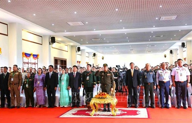 Cambodia honors Vietnam at ceremony marking fight to topple Khmer Rouge